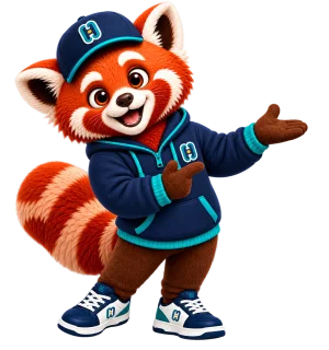 Chiko, the CustHive mascot, pointing toward the form