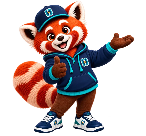 Chiko, the CustHive mascot, giving a thumbs up