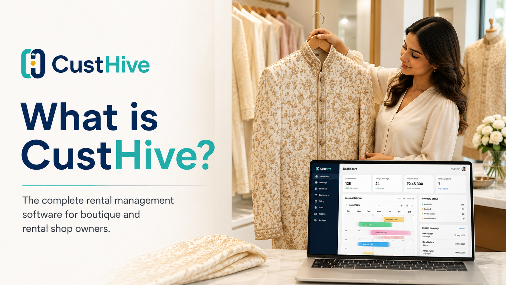 What is CustHive? The Ultimate Shop Management Software for Rental Businesses